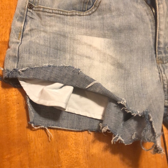 Vintage wrangler jean shorts handcut - Picture 3 of 9